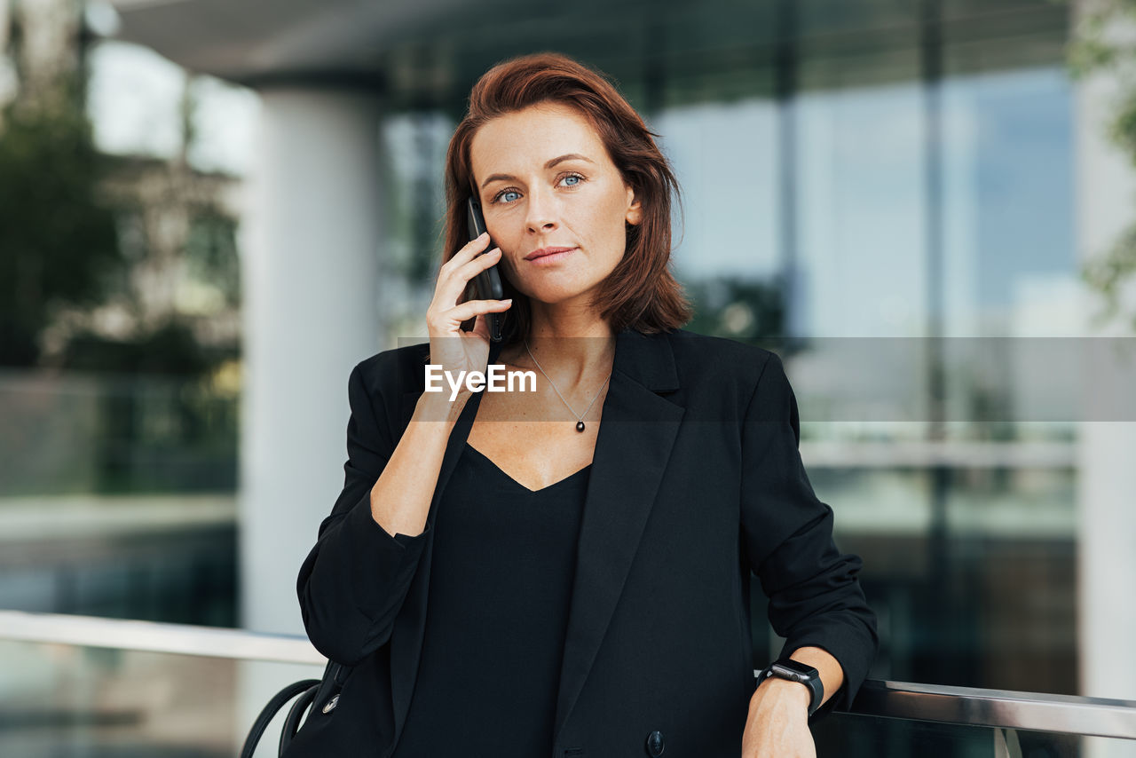 young woman talking on phone