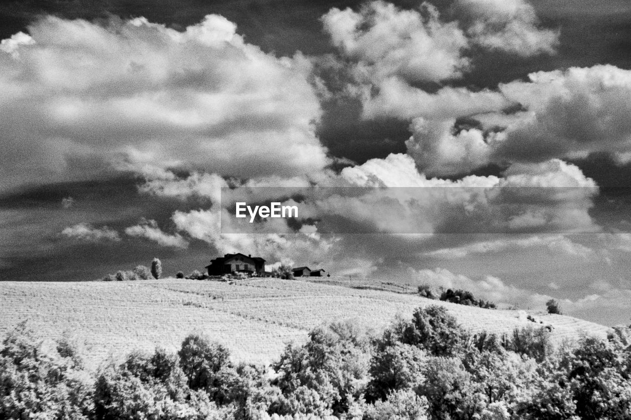 SCENIC VIEW OF LANDSCAPE AGAINST CLOUDY SKY