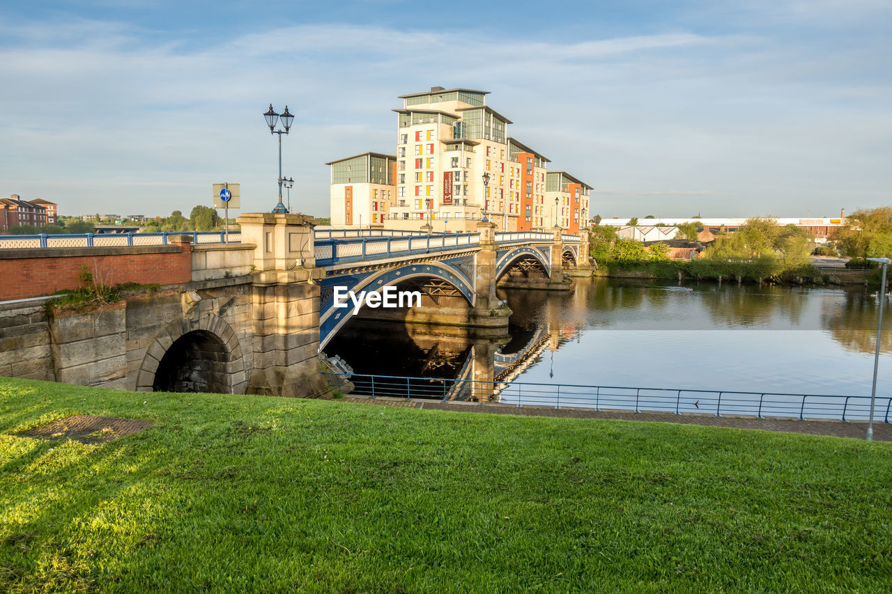 ARCH BRIDGE OVER RIVER