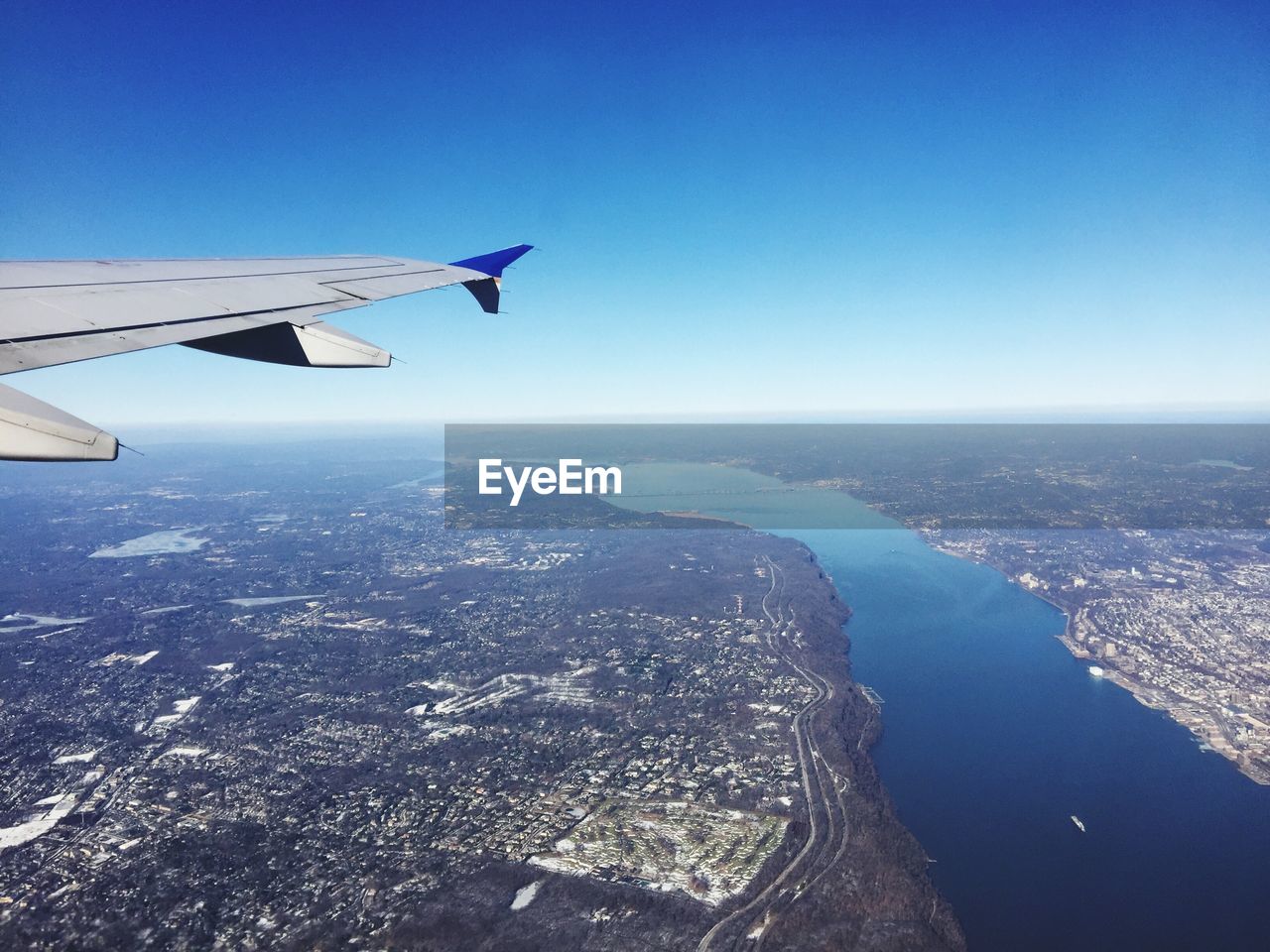 Landscape seen from airplane