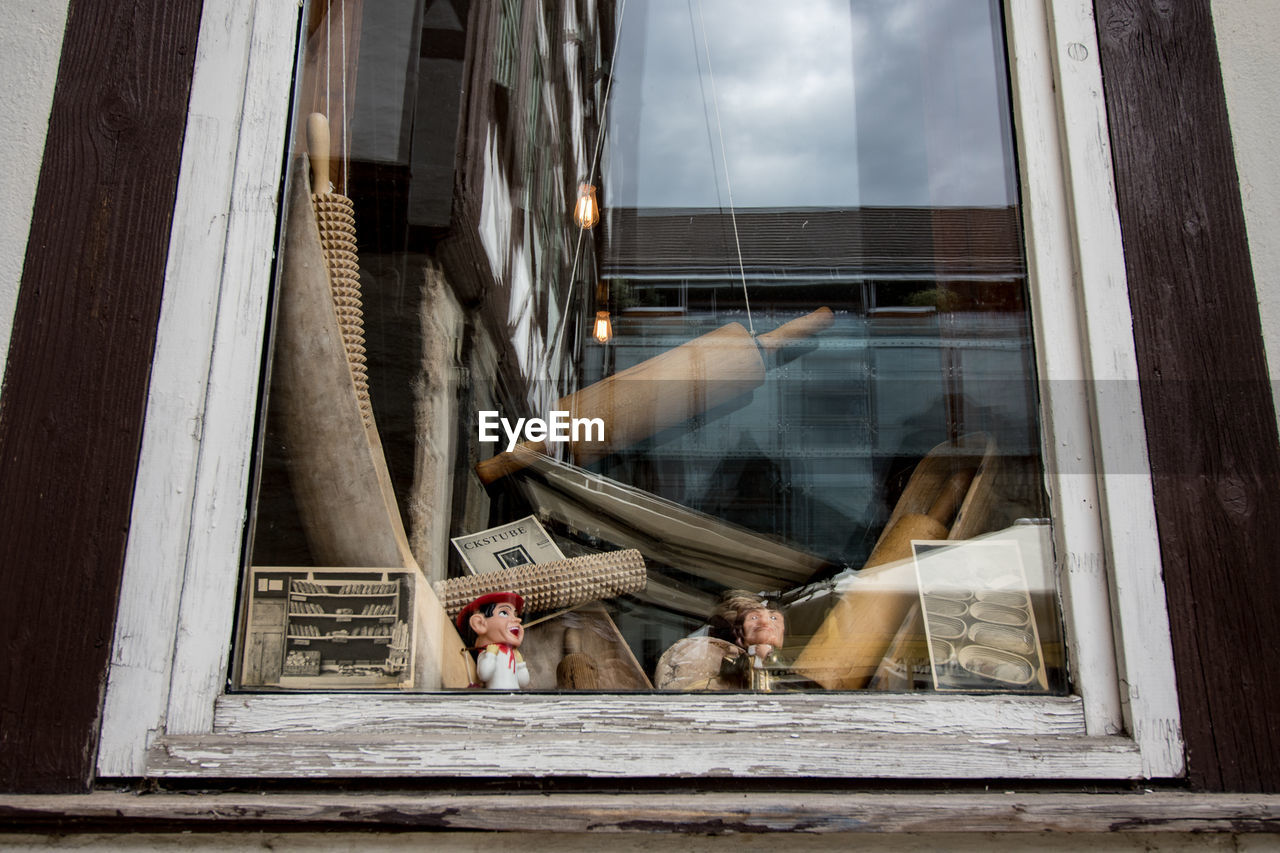 Low angle view of window