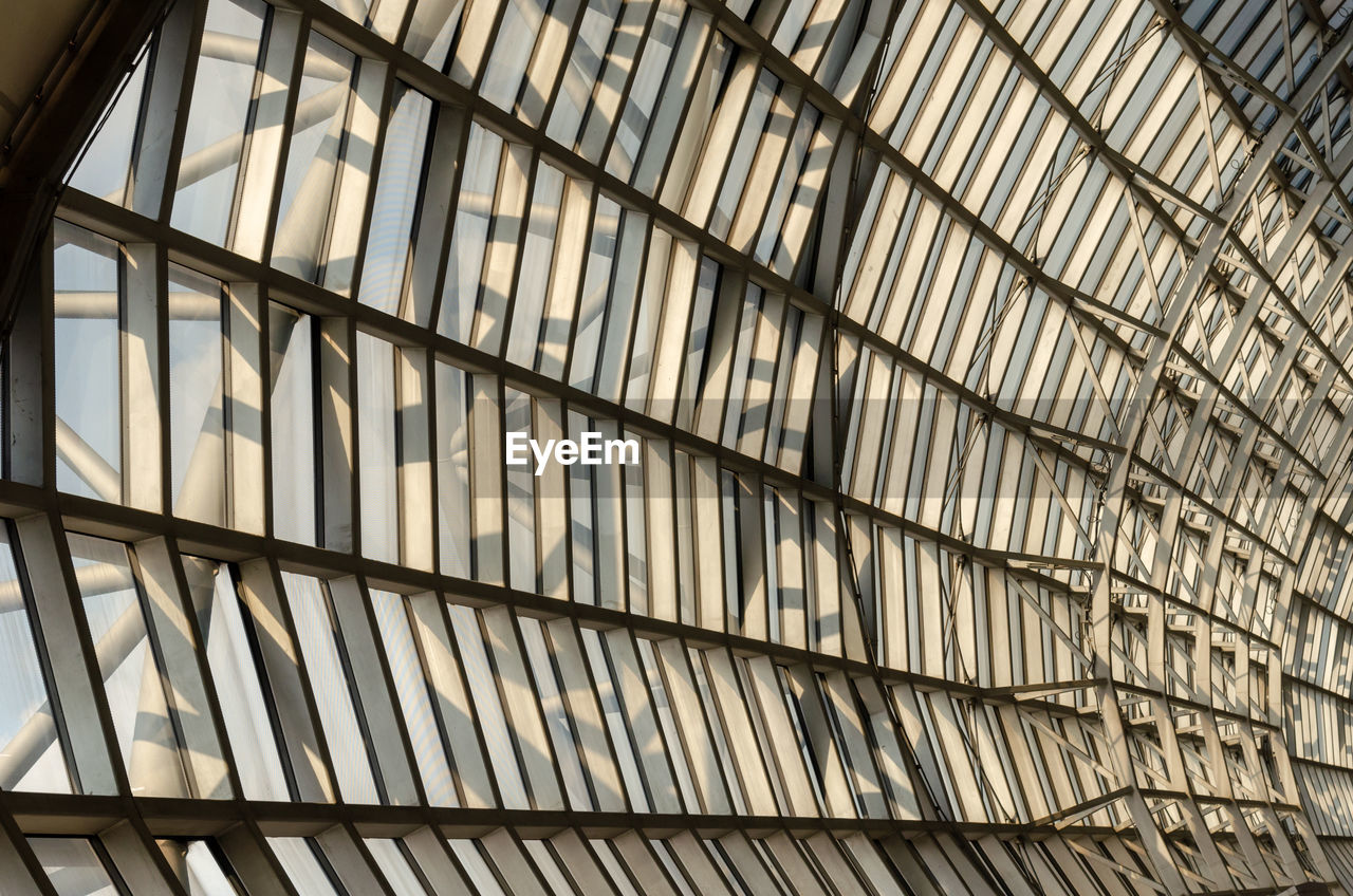 Full frame shot of glass building