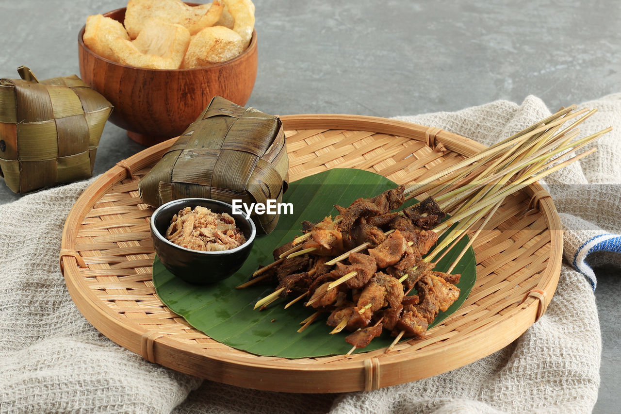 close-up of food in plate