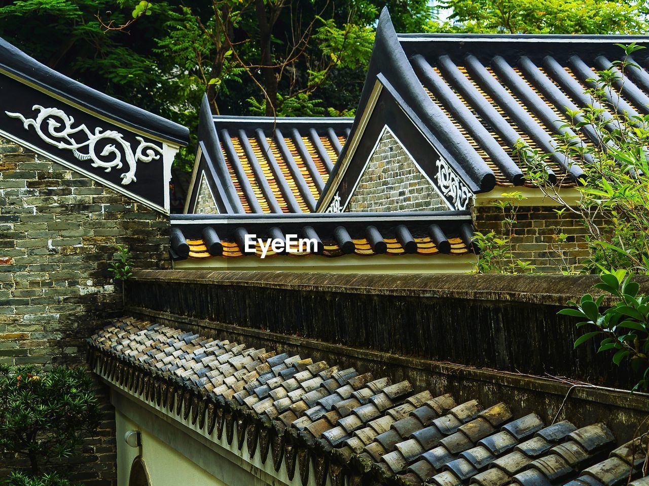 Roof of traditional building