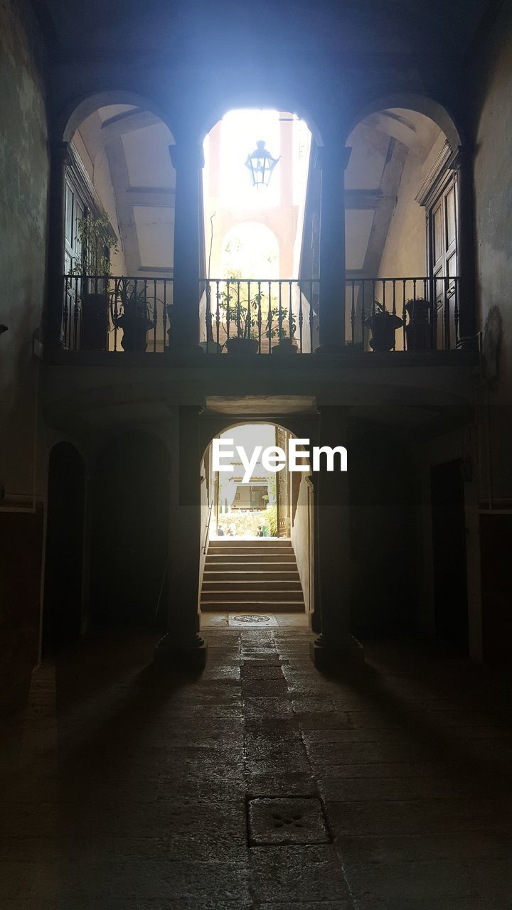 INTERIOR OF TEMPLE