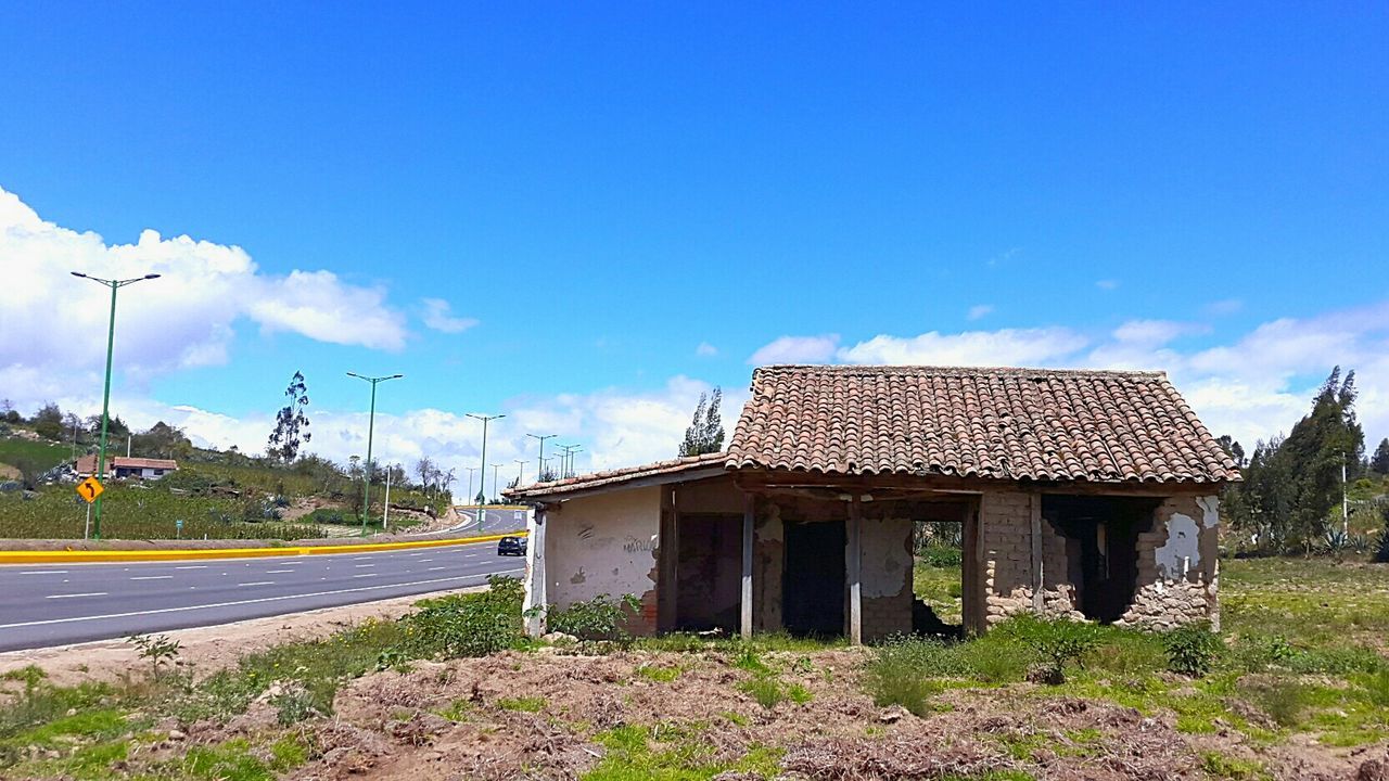 Obsolete house in the countryside