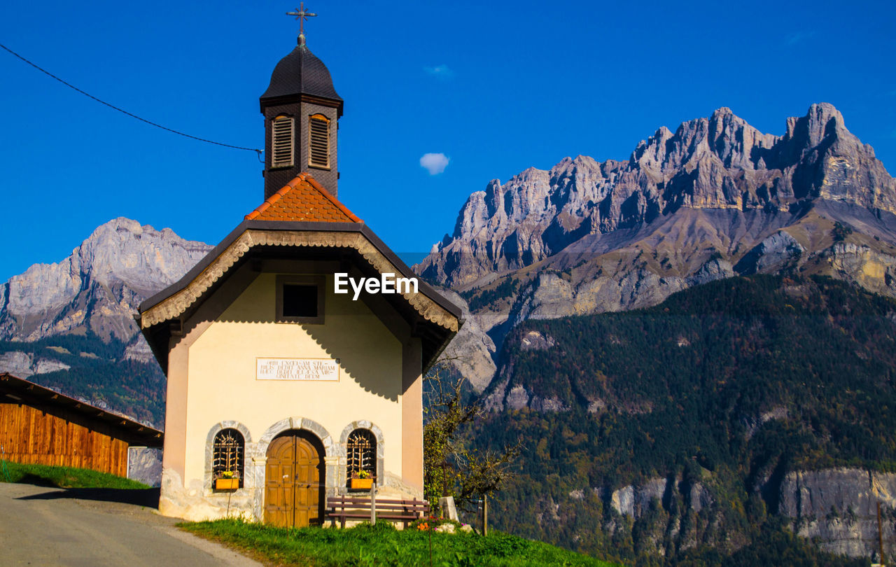 Chapel sainte anne in sallanche in haute savoie in france