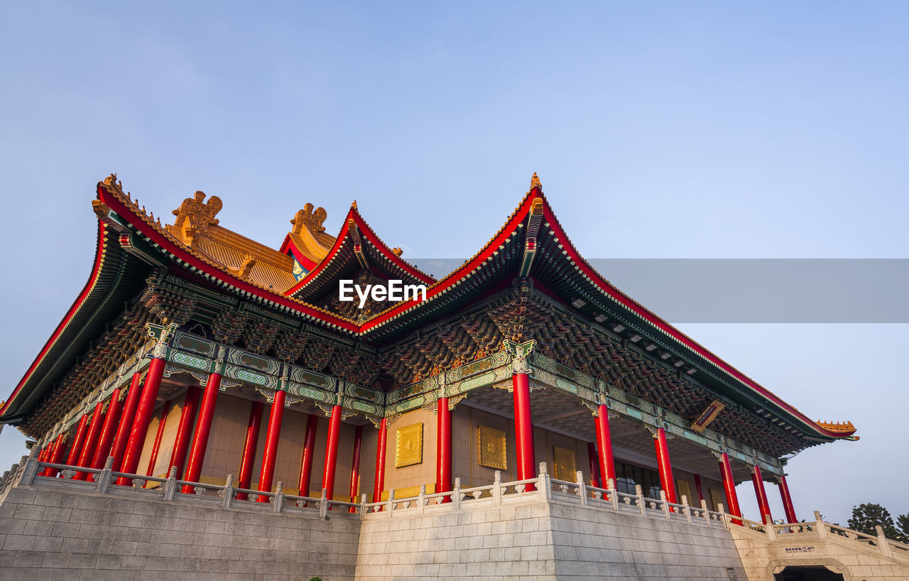 The national theater and concert hall in taipei, taiwan. magnificent chinese-style palace building