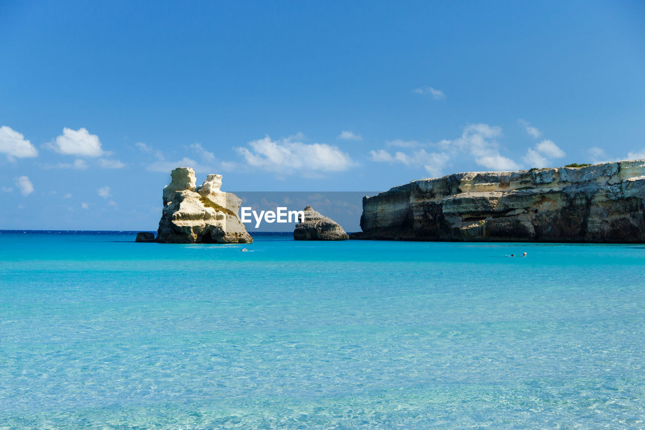 Panoramic view of sea against sky