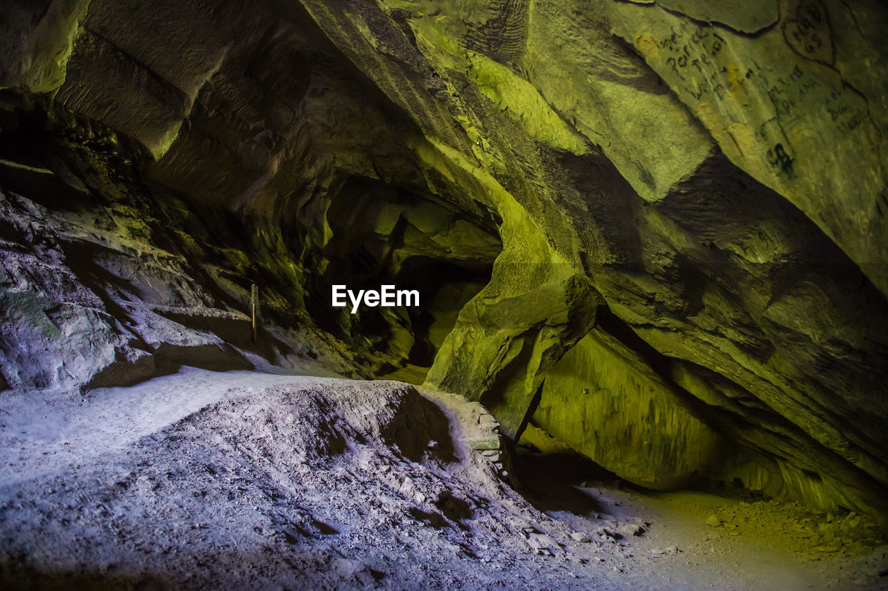 Scenic view of cave