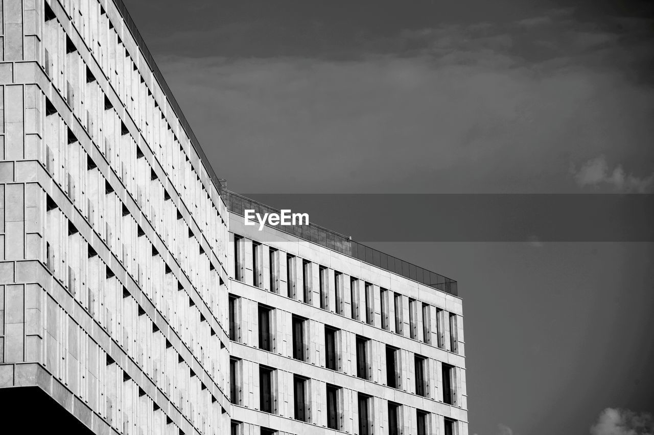 Low angle view of building against sky