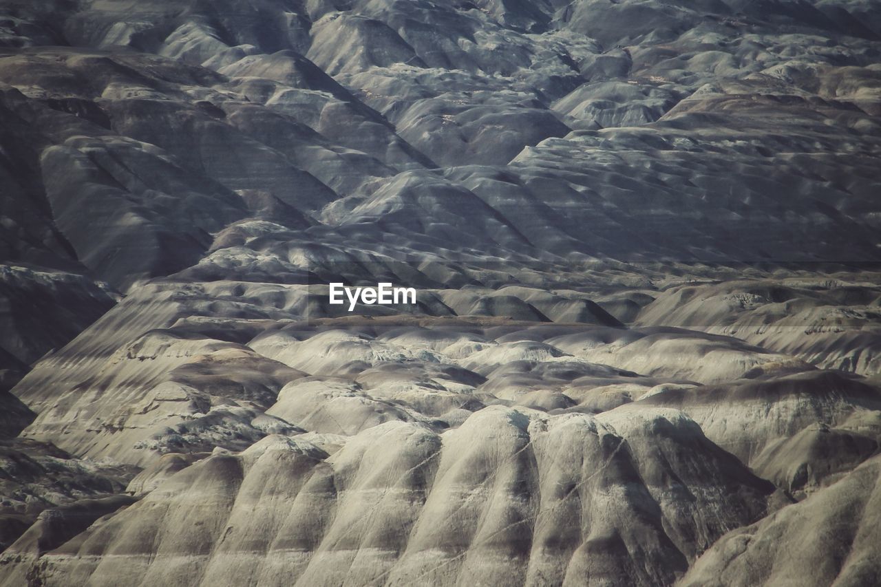 Full frame shot of rock formations