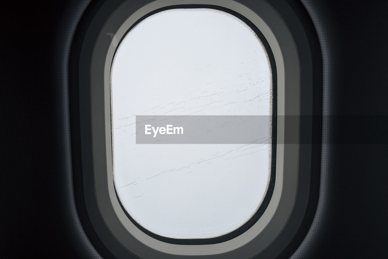 Window of airplane