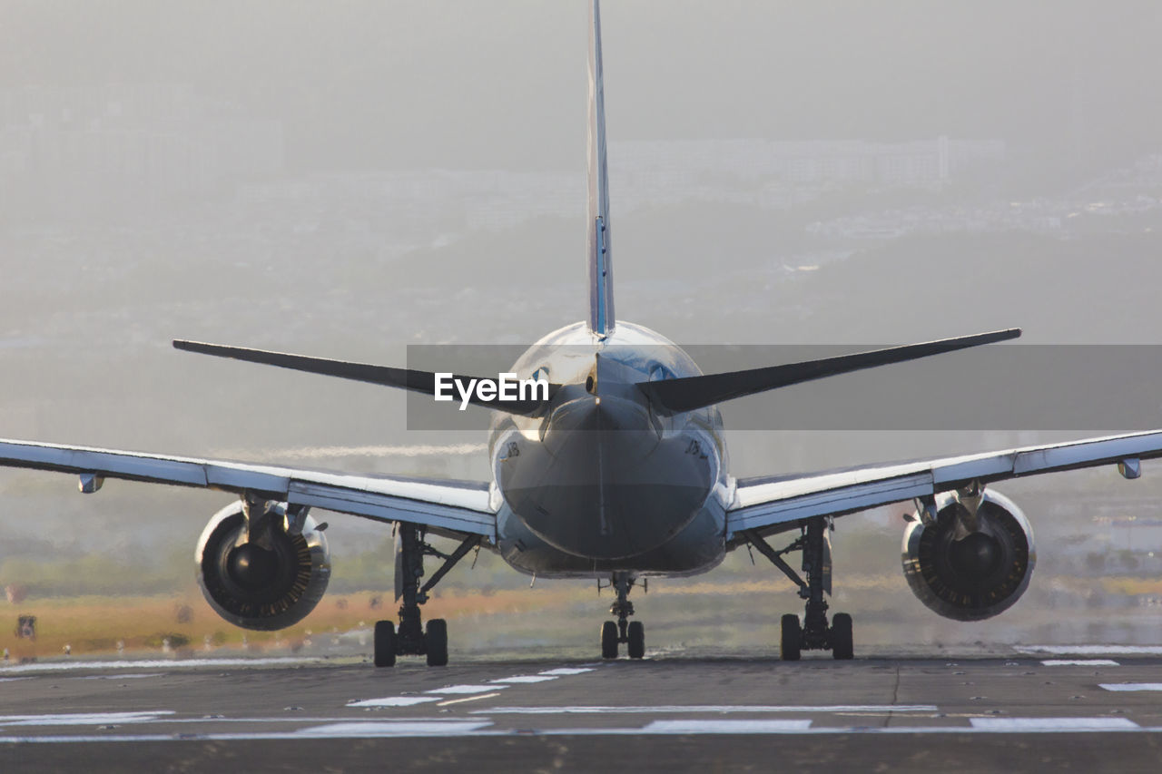 AIRPLANE ON RUNWAY