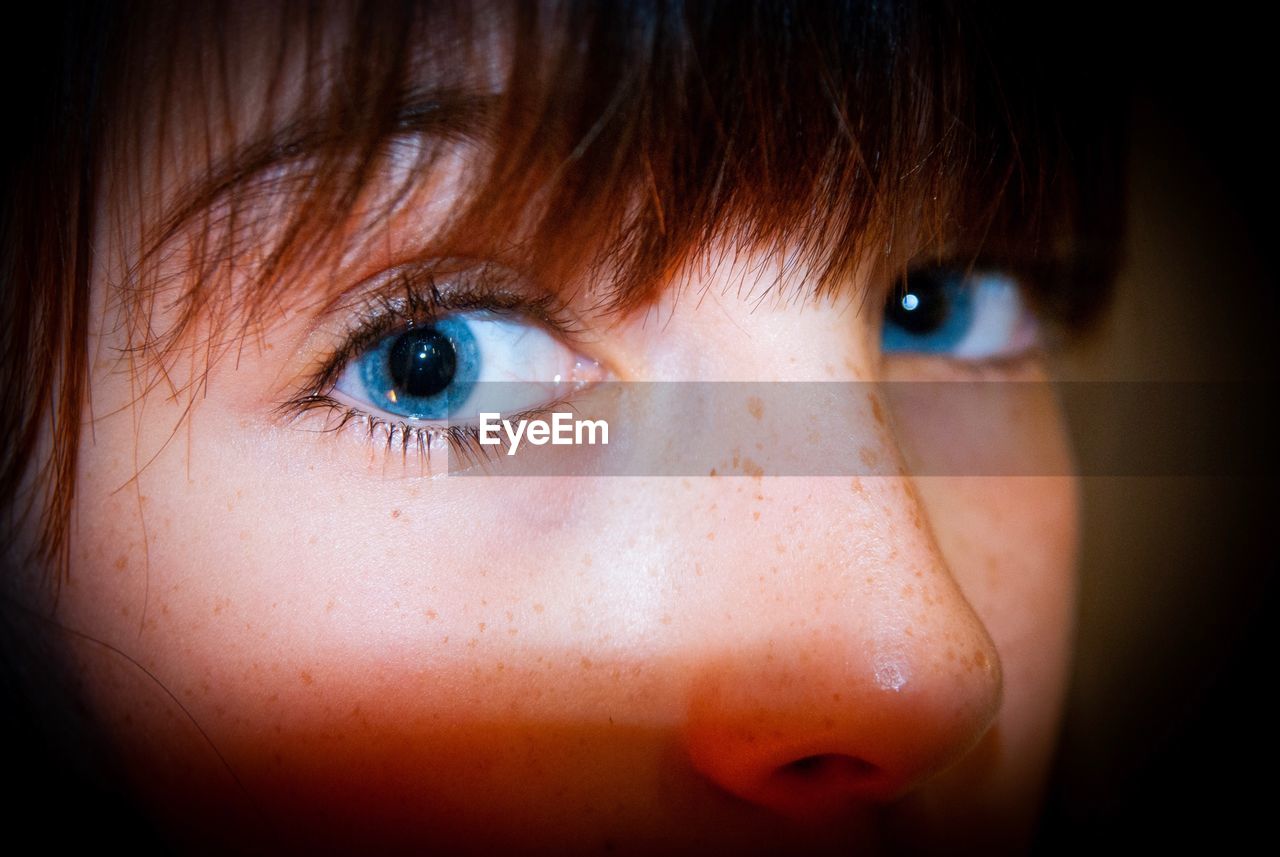 Close-up portrait of girl