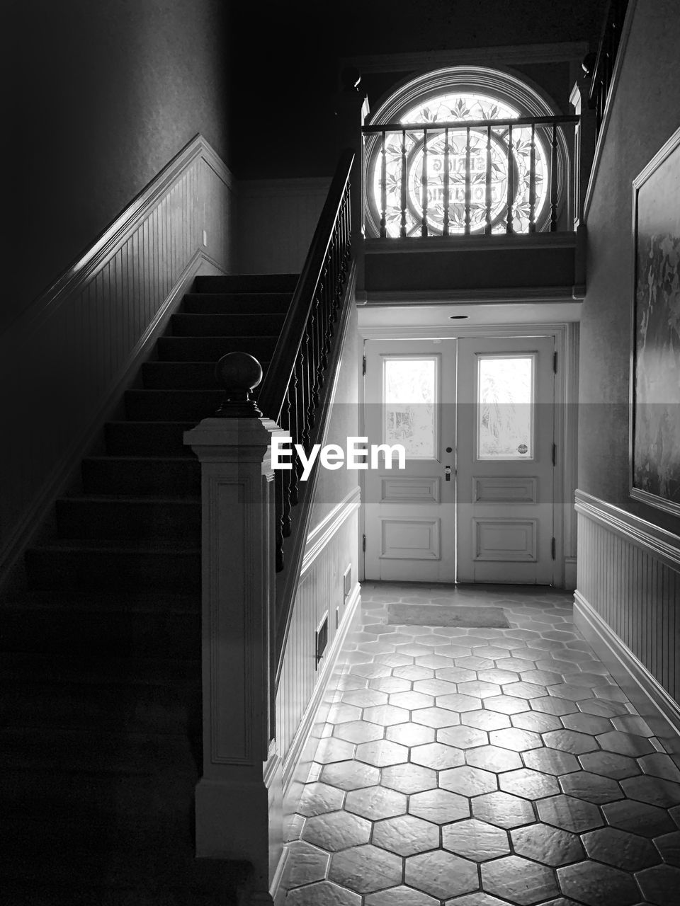 STAIRCASE OF BUILDING AT HOME