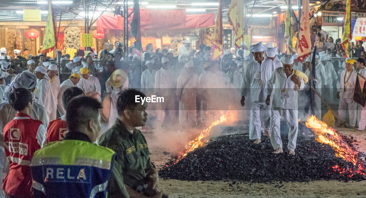 CROWD AT NIGHT