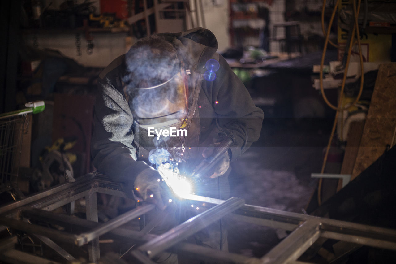 Man working in factory