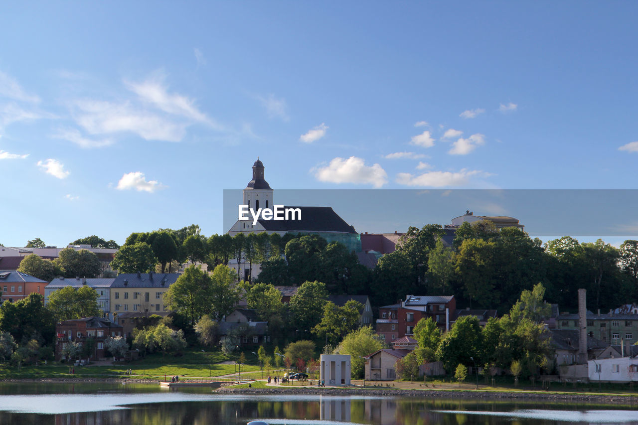 River with buildings in background