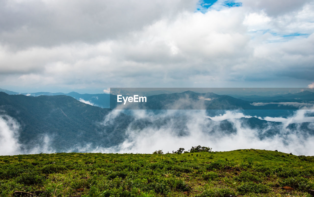 Panoramic view of landscape against sky