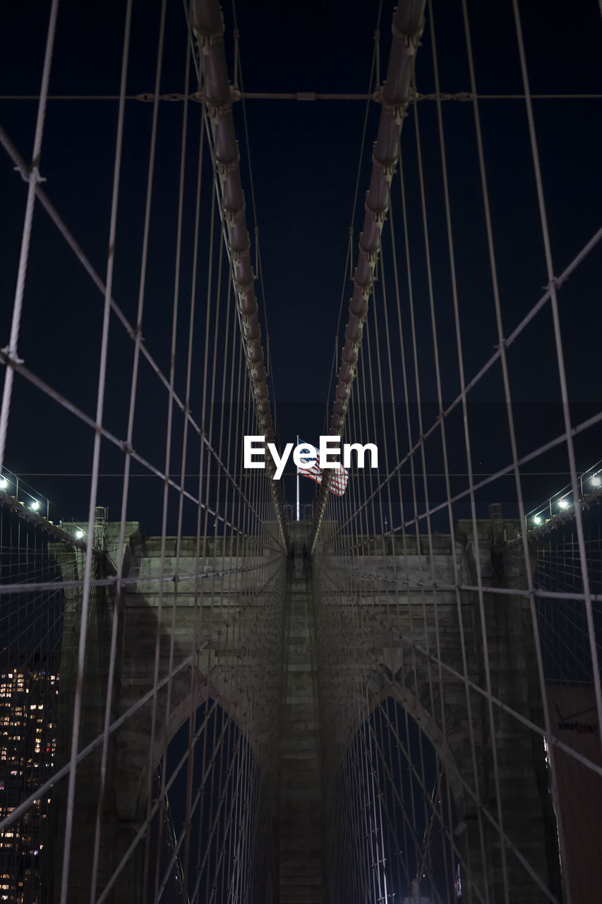 Brooklyn bridge by night