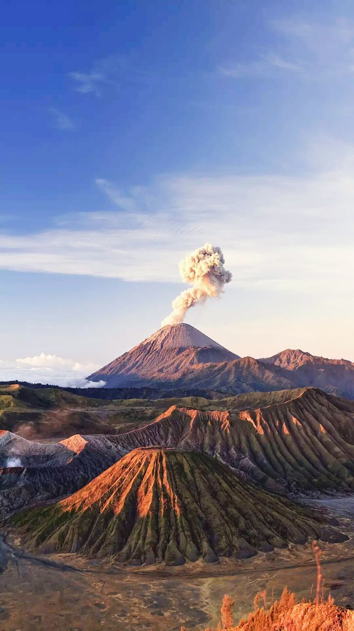 Volcanic landscape from indonesia