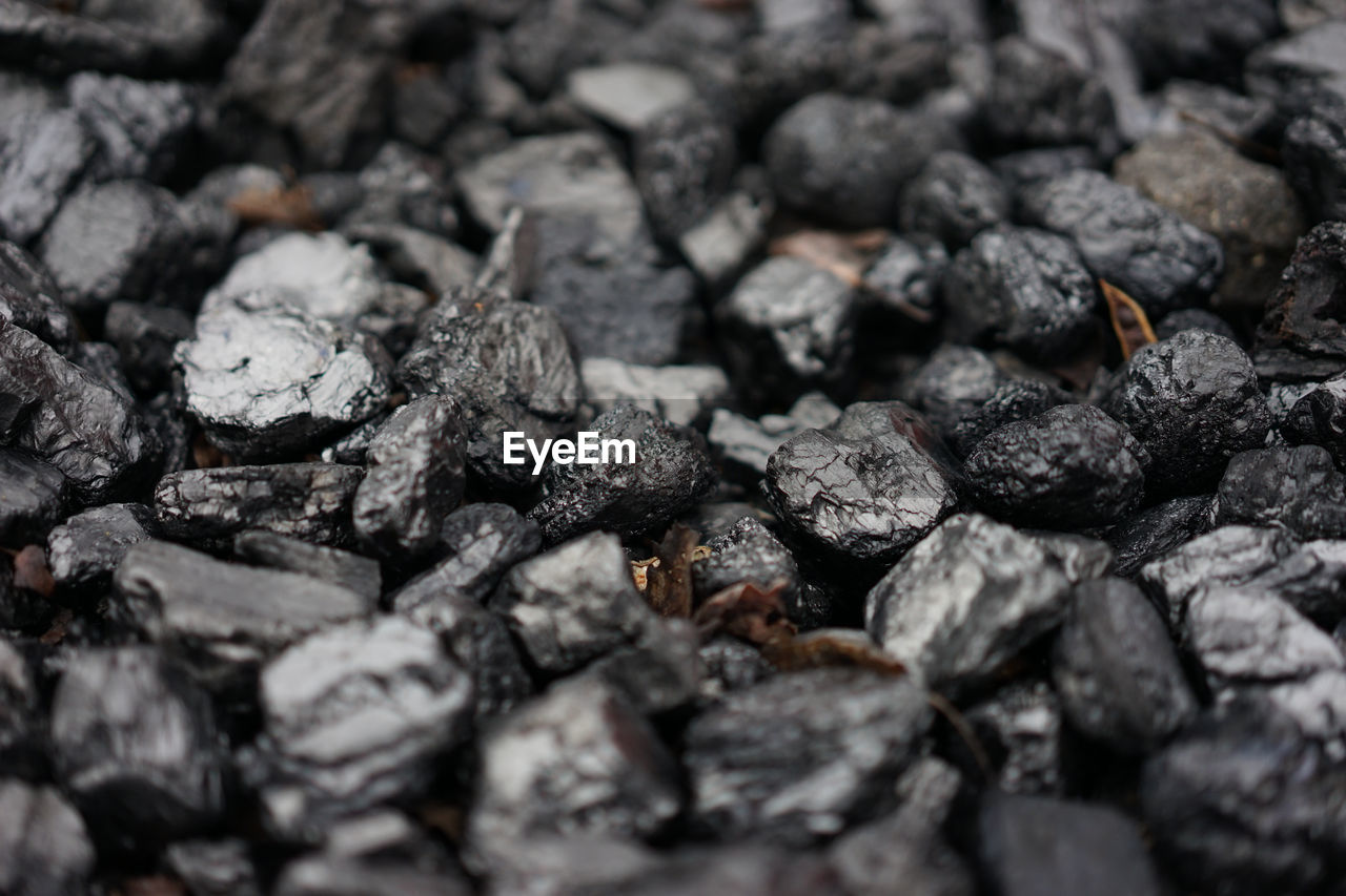 Full frame shot of coals