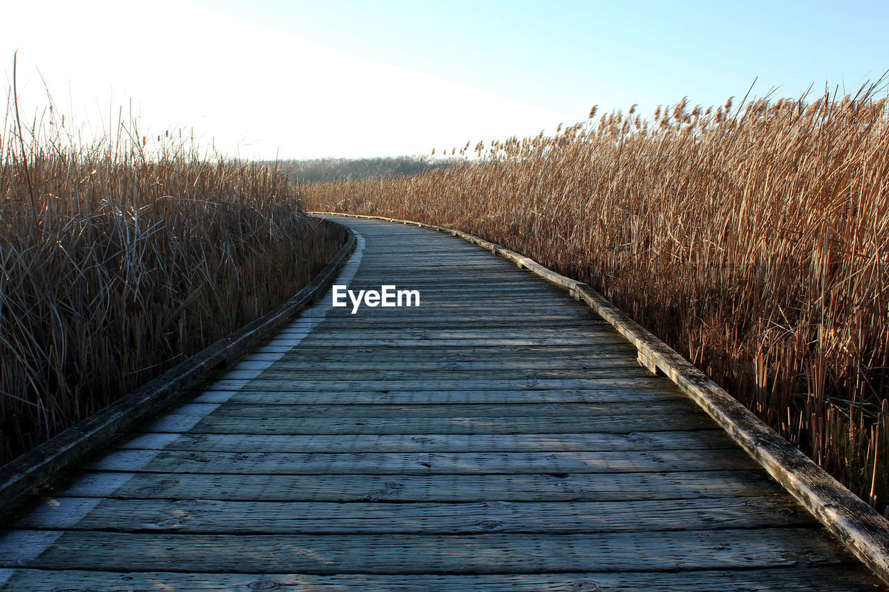 WALKWAY AGAINST SKY