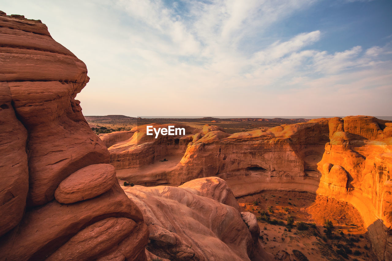 SCENIC VIEW OF ROCK FORMATIONS