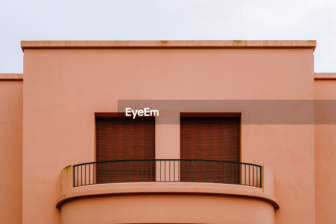 Low angle view of building against sky