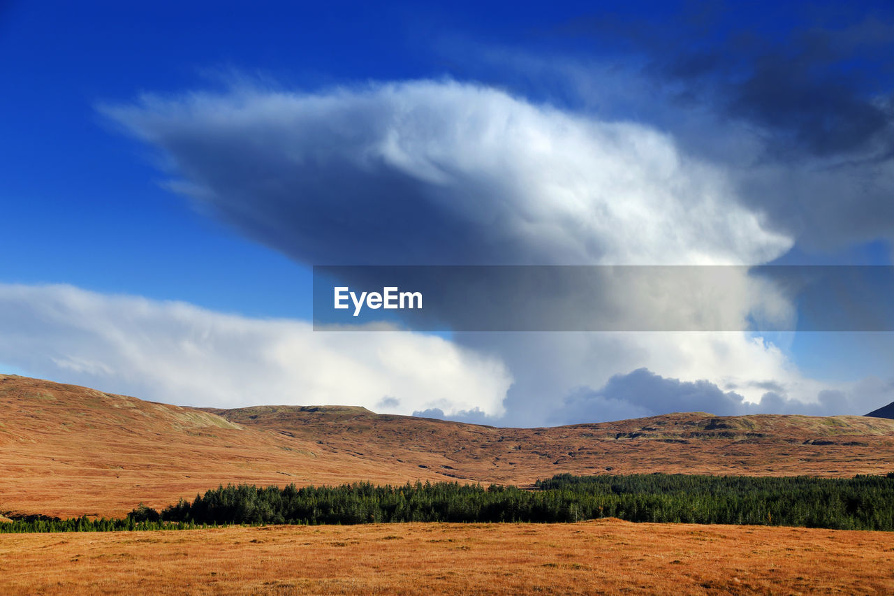 Scenic view of landscape against sky