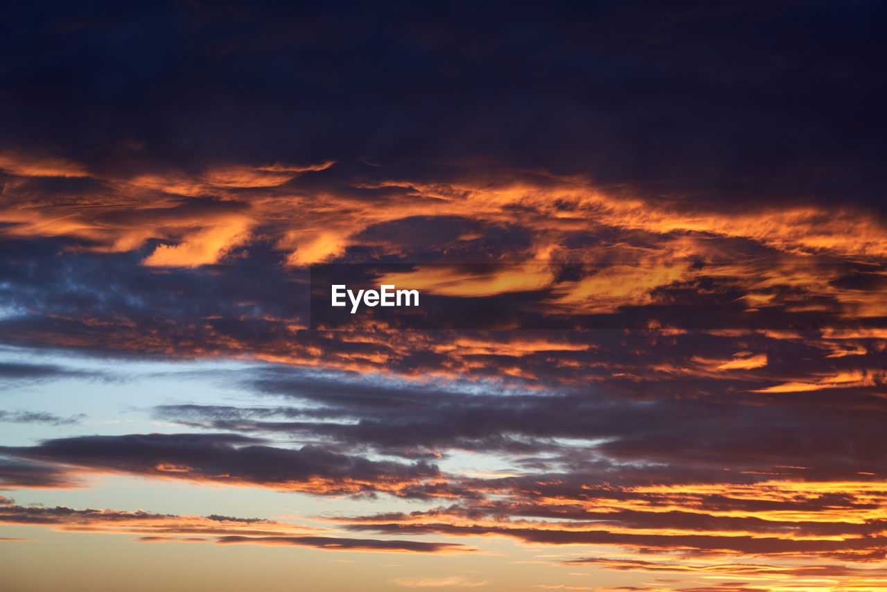 LOW ANGLE VIEW OF SKY DURING SUNSET