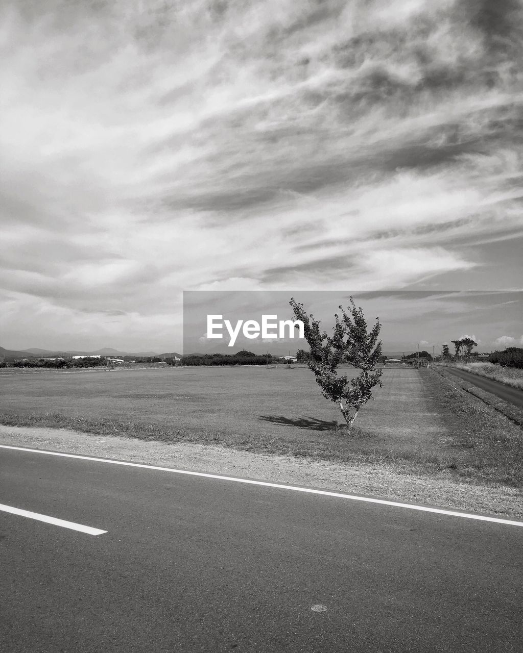 Scenic view of road against sky