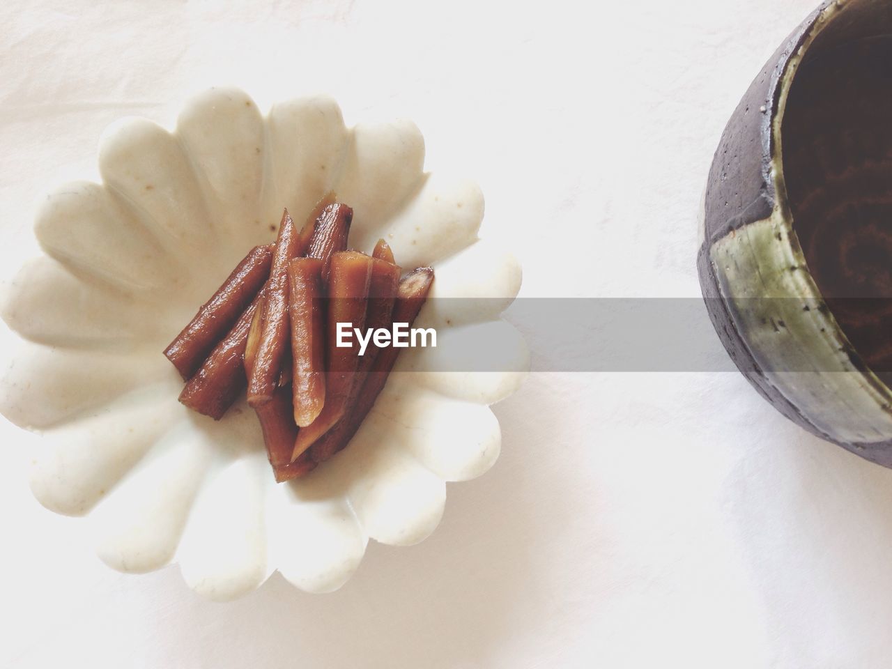 Close-up of food on table