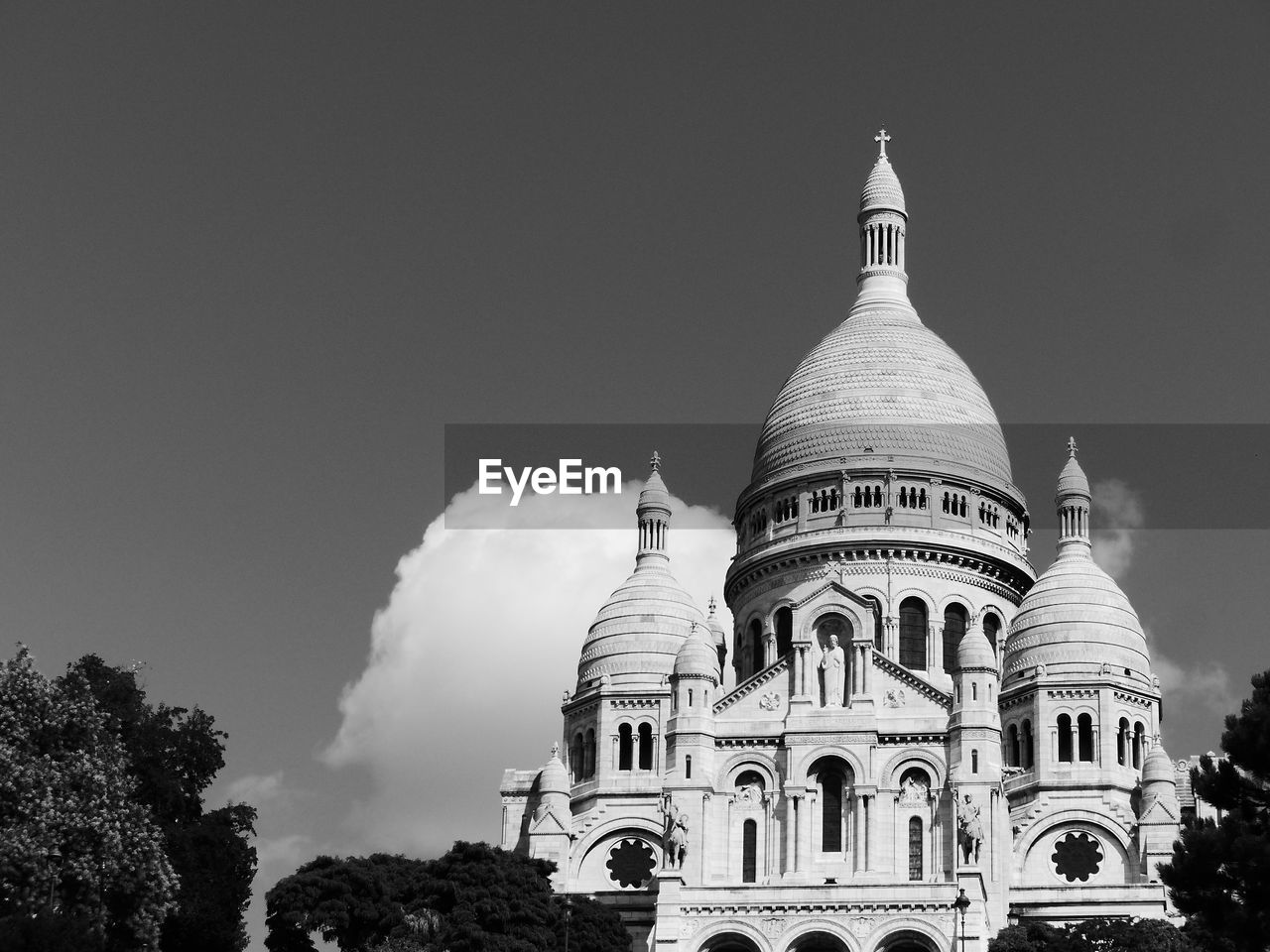 Low angle view of church building against sky