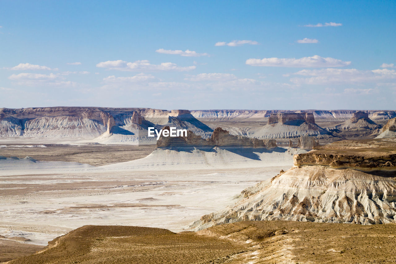 environment, landscape, sky, natural environment, scenics - nature, land, nature, geology, beauty in nature, travel destinations, travel, no people, rock, cloud, non-urban scene, water, blue, terrain, sand, sea, day, plateau, outdoors, mountain, desert, tourism, tranquility, formation, extreme terrain, cliff, rock formation, mineral, physical geography, tranquil scene