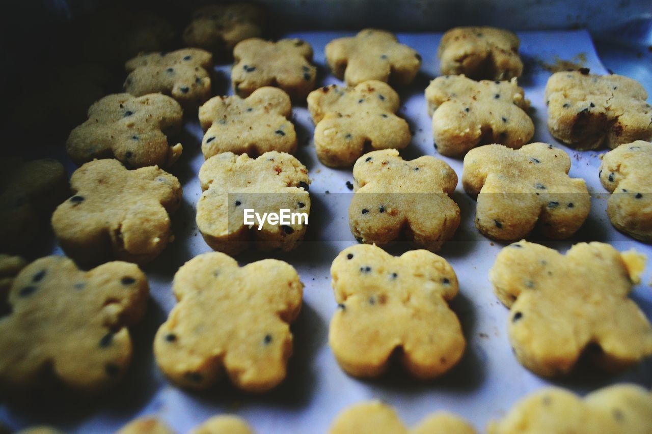 Close-up of cookies