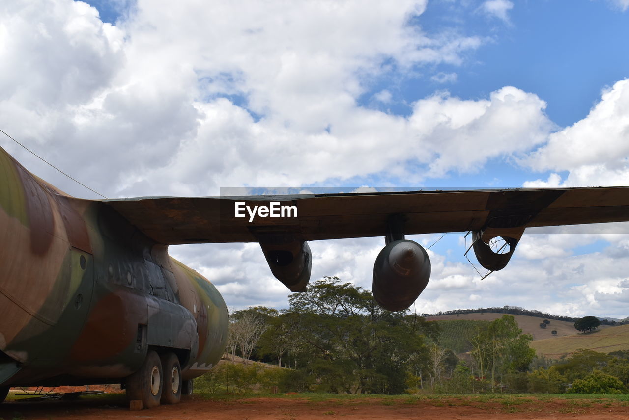 PANORAMIC SHOT OF TRAIN AGAINST SKY