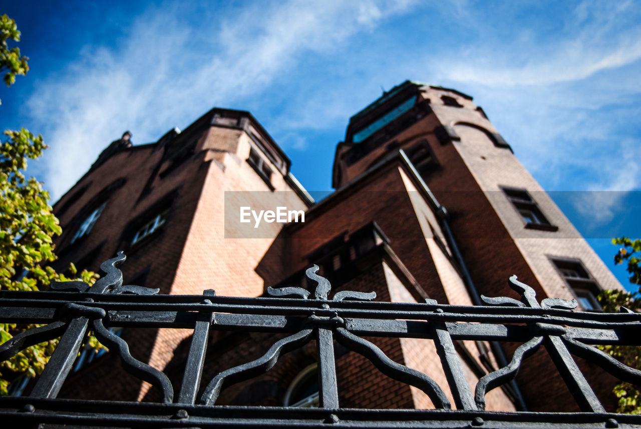 Low angle view of building against sky