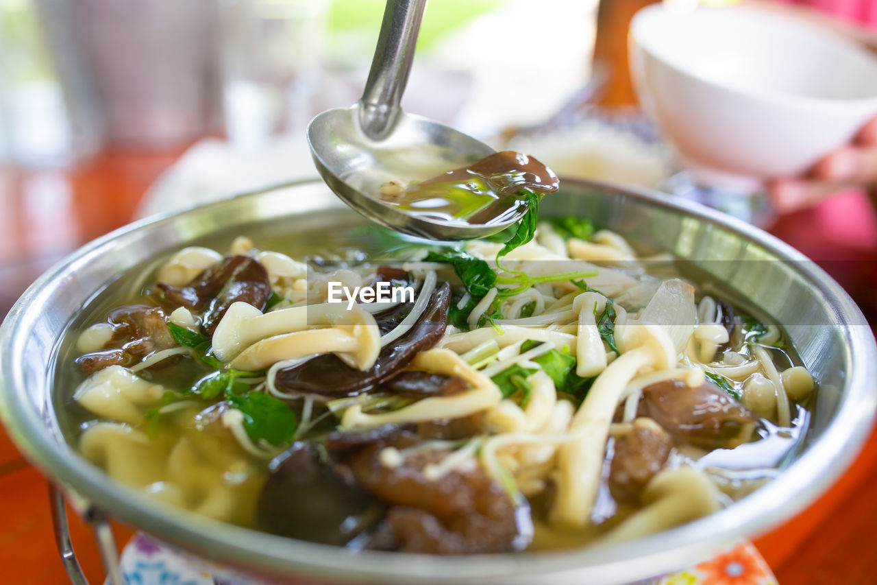 close-up of food