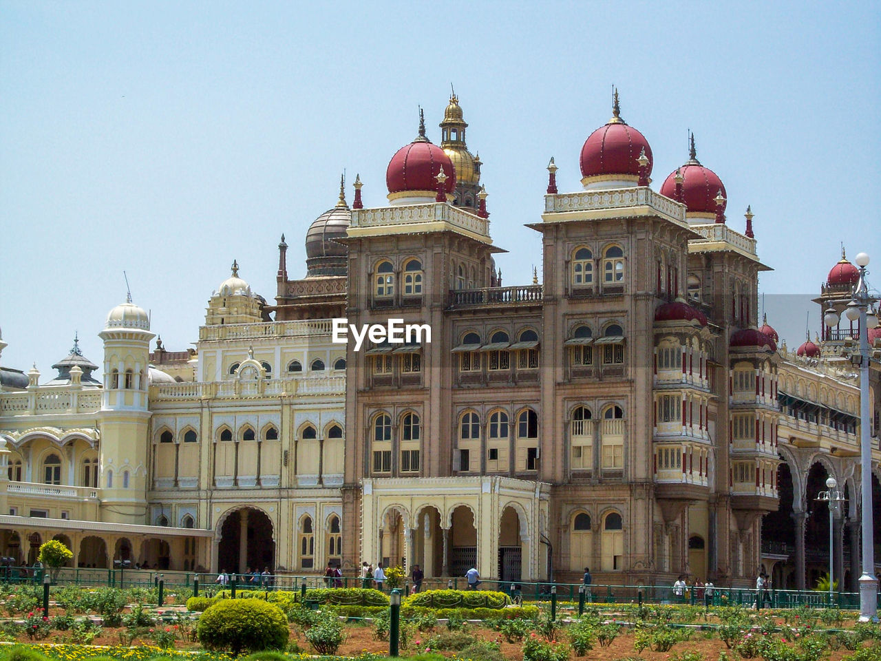 FACADE OF BUILDING AGAINST CLEAR SKY