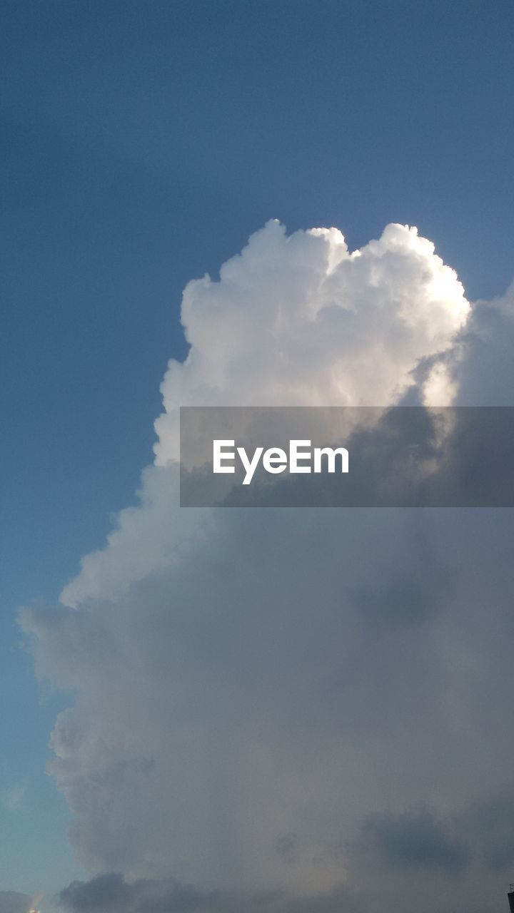 LOW ANGLE VIEW OF CLOUDS IN BLUE SKY