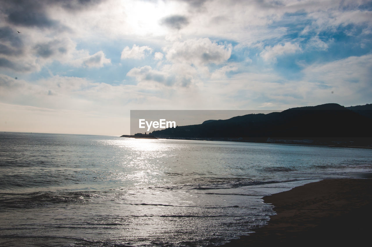 PANORAMIC VIEW OF SEA AGAINST SKY