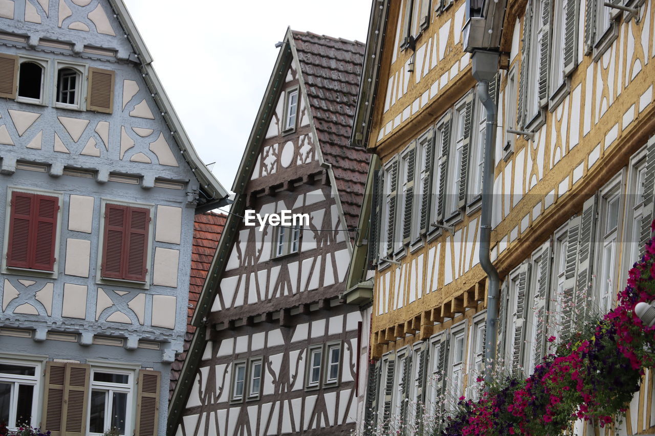 South german truss houses color