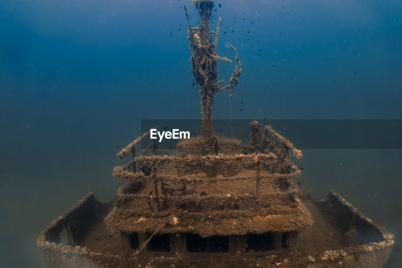 The palma wrecks near the harbour at palma de mallorca, spain