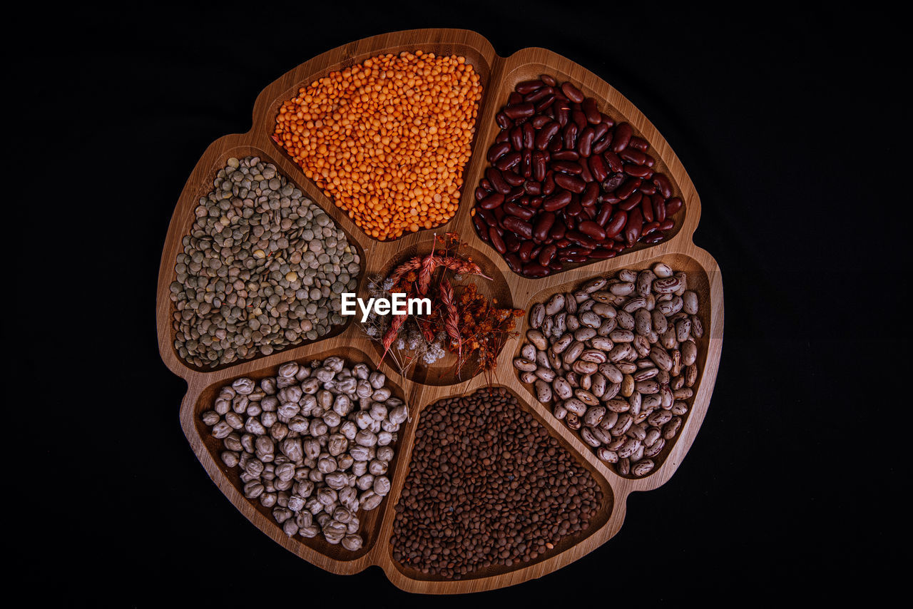 HIGH ANGLE VIEW OF CANDIES
