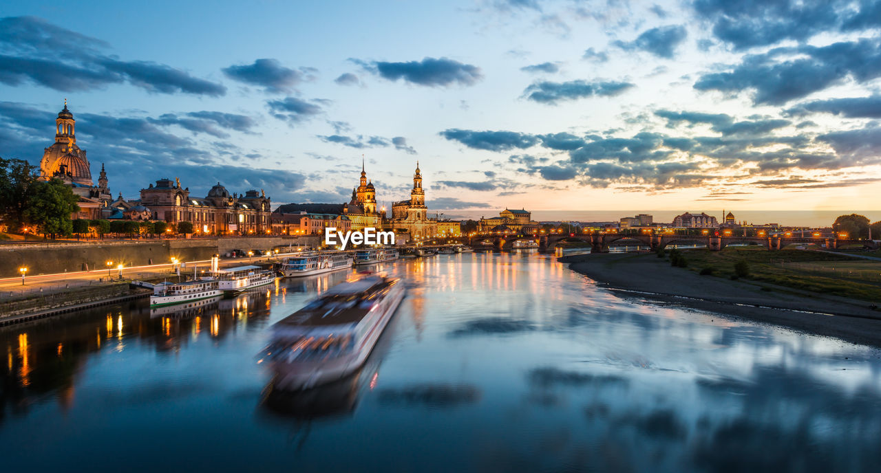 River with buildings in background