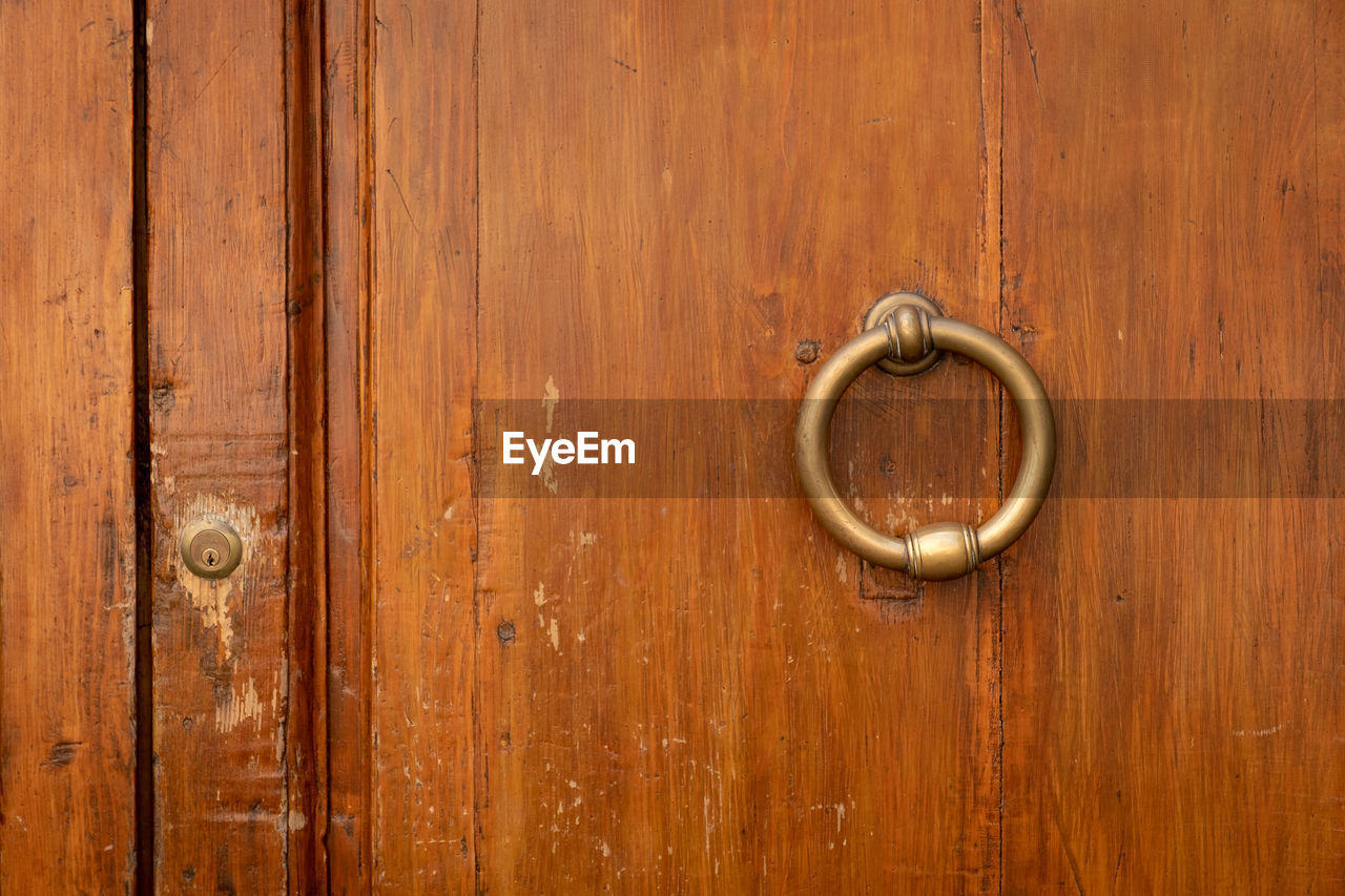 Close-up of door knocker