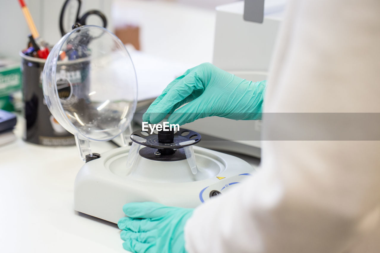 In a laboratory