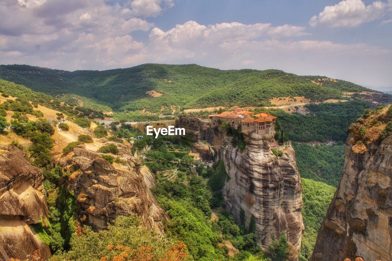 Roussanou monastery from greece, meteora